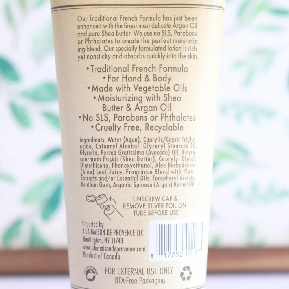 A La Maison | Coconut Crème Moisturizing Shea Butter Argan Oil Lotion Full/Mini - Picture 13 of 16